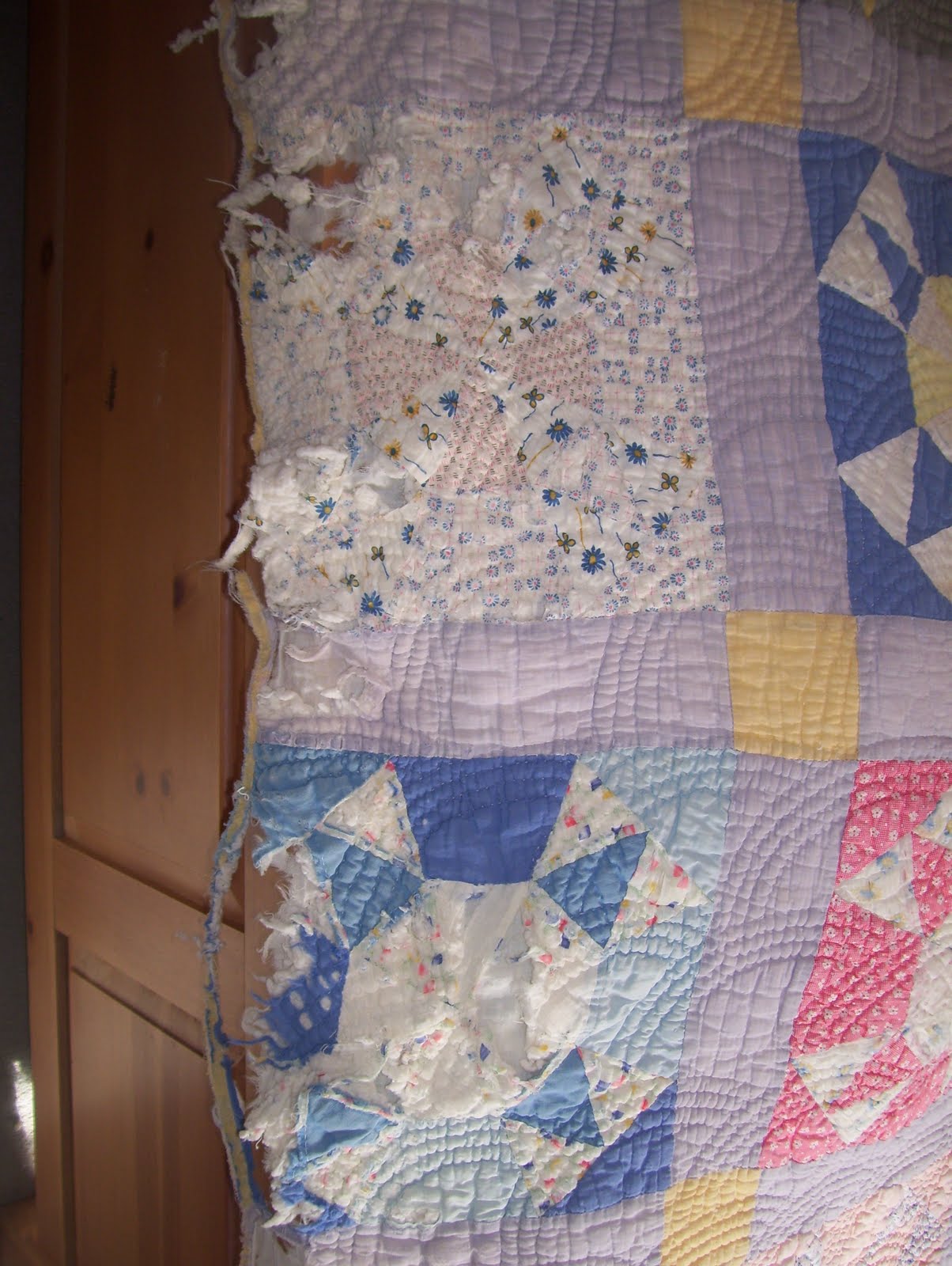 Needles and Pins Quilt restored!!