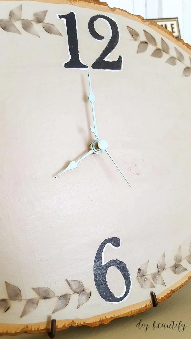 How to Make a Wood Slice Clock DIY Beautify Creating Beauty at Home