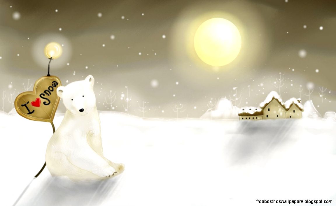 I Love Snow HD desktop wallpaper  Widescreen  High Definition