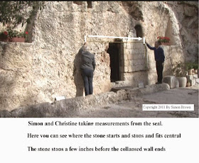 Here you can see where the stone starts and stops and fits central. The stone stops a few inches before the collapsed wall ends.