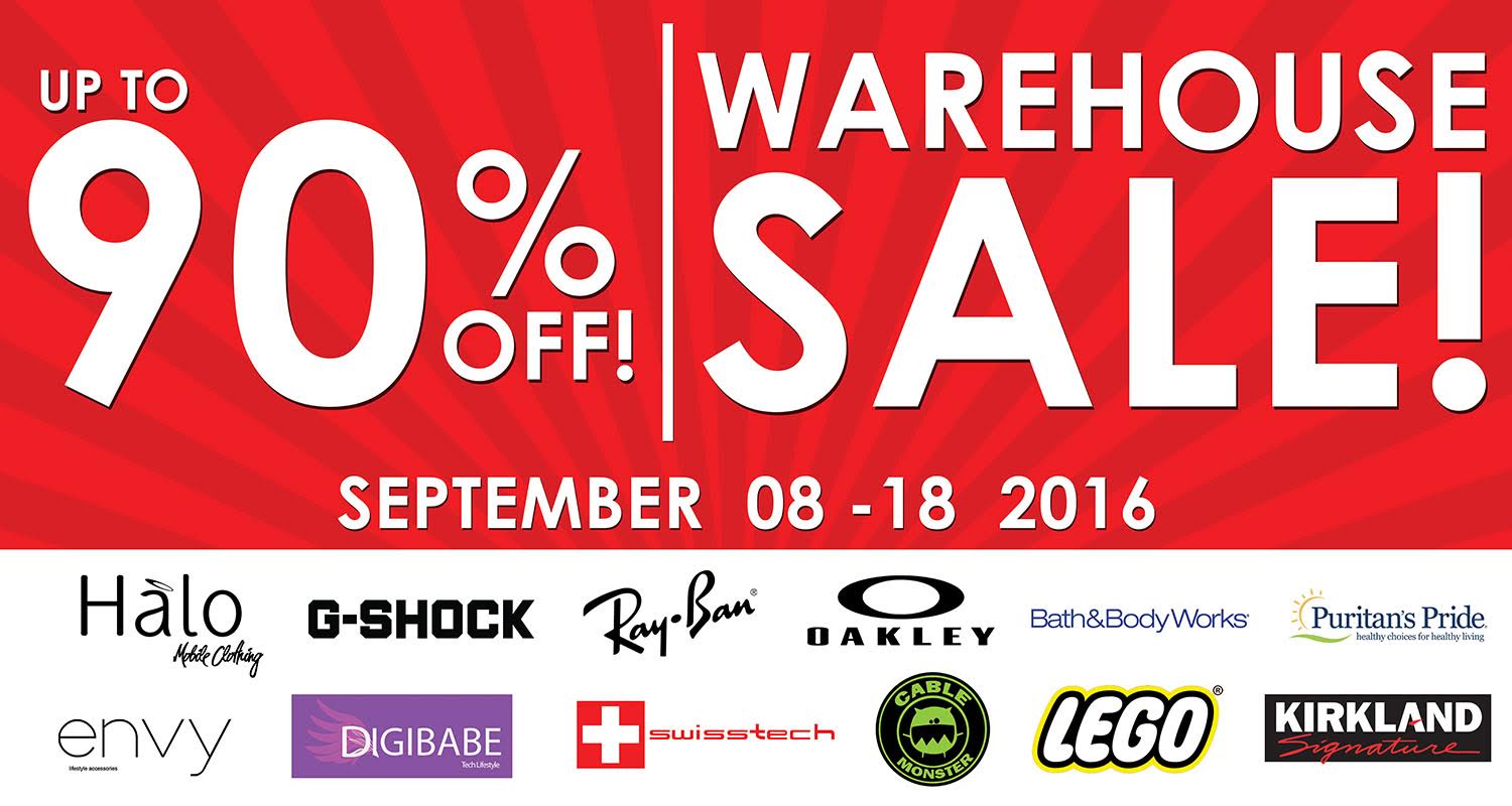 Manila Shopper Halo, Rayban, Kirkland, GShock, Oakley (&more) Warehouse SALE Sept 2016