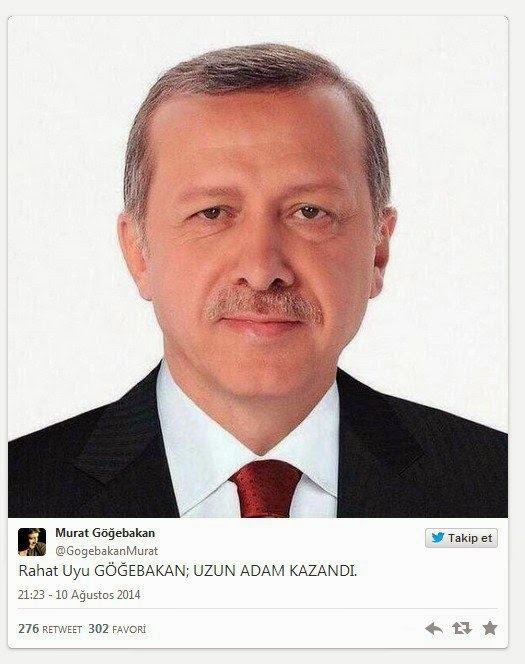 Göğebakan�ın hesabından Erdoğan tweeti Haber son dakika, en son