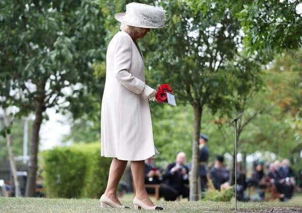 The Prince of Wales and The Duchess of Cornwall attended a national service of remembrance at the National Memorial Arboretum