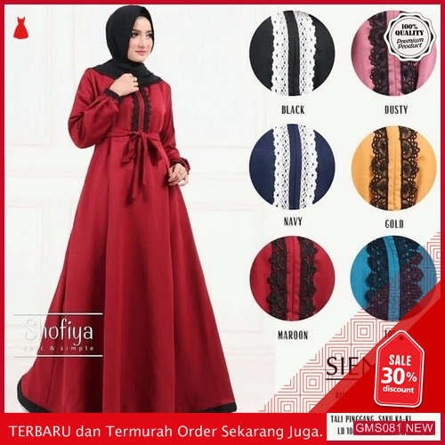 GMS081 KRSRS081G92 Gamis Sienna Dress Siena Dropship SK0831520272