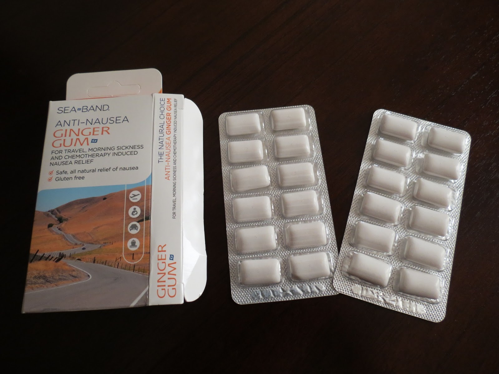 Dragonfly Sweetnest Sea Band Anti Nausea Ginger Gum and Sea Bands for