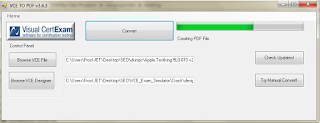 VCE to PDF Converter App