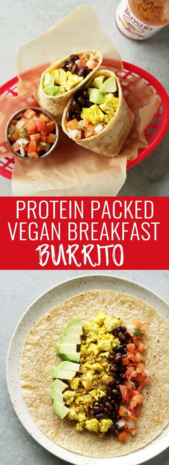 vegan breakfast burrito! 20-minutes to make, hearty and super tasty @minimalistgigi