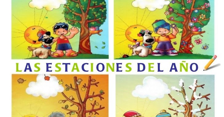 LAS ESTACIONES DEL AÑO: LAS ESTACIONES DEL AÑO