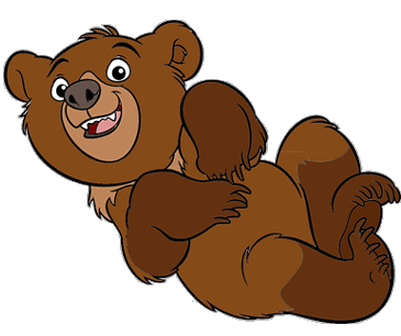 Картинка медведь мультяшный для детей на прозрачном фоне