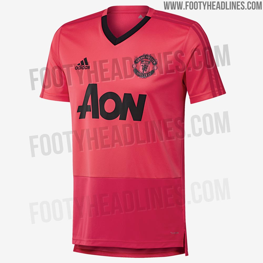 Pink Adidas Manchester United 18-19 Training Kit Leaked - Footy Headlines