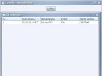 Cara Membuat JInternalFrame di Java Swing