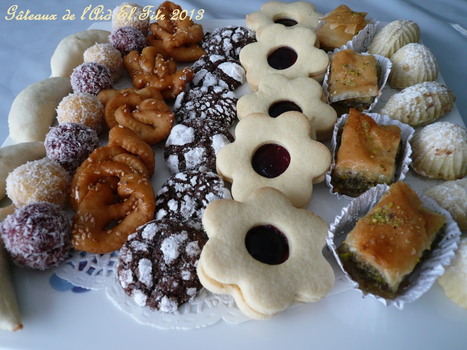 Mes petites douceurs Gâteaux de l'Aid el fitr