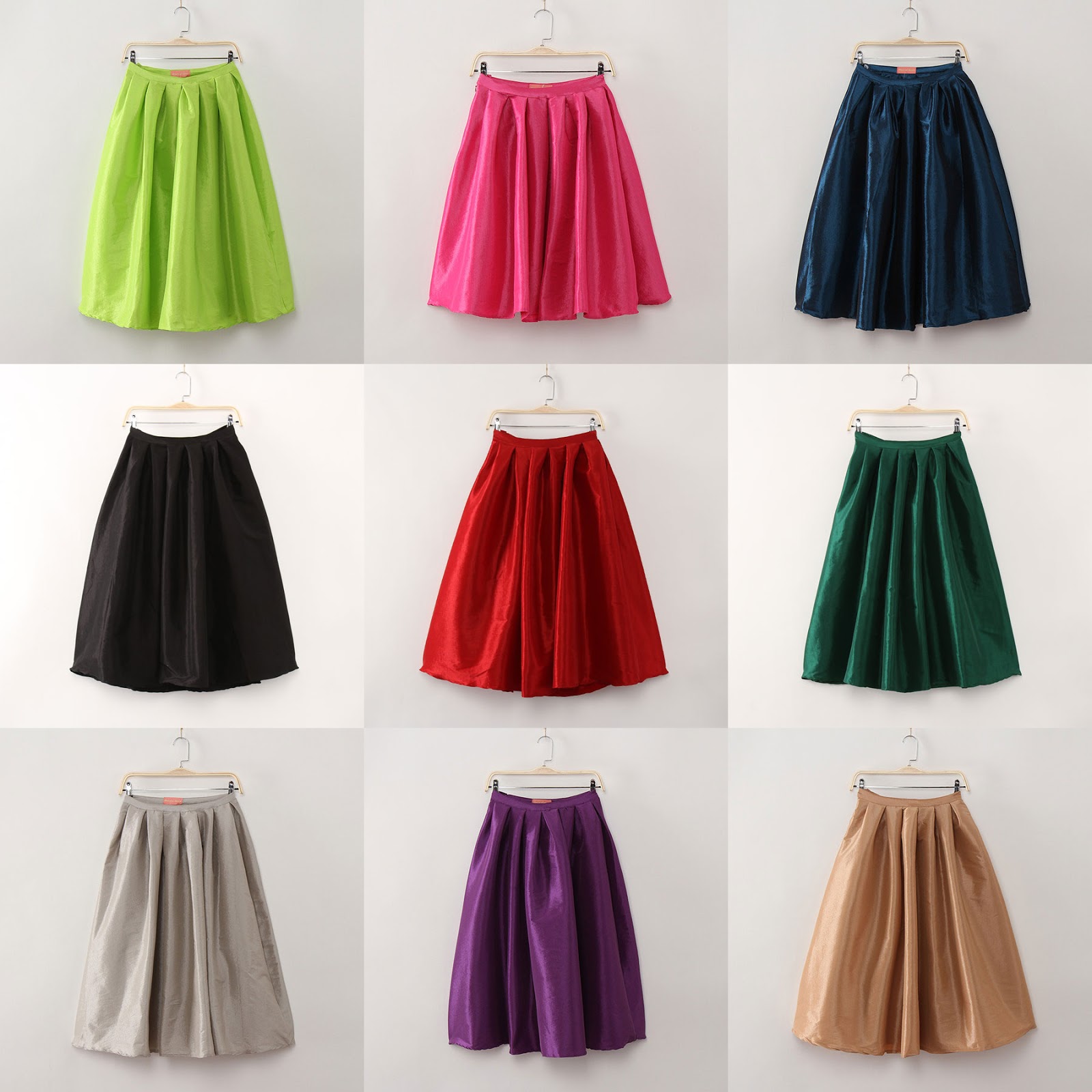 CL896 - Puffy Midi Skirt (Pre-Order) | Temptations