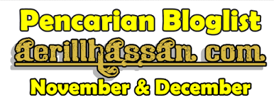 Pencarian Bloglist November & December