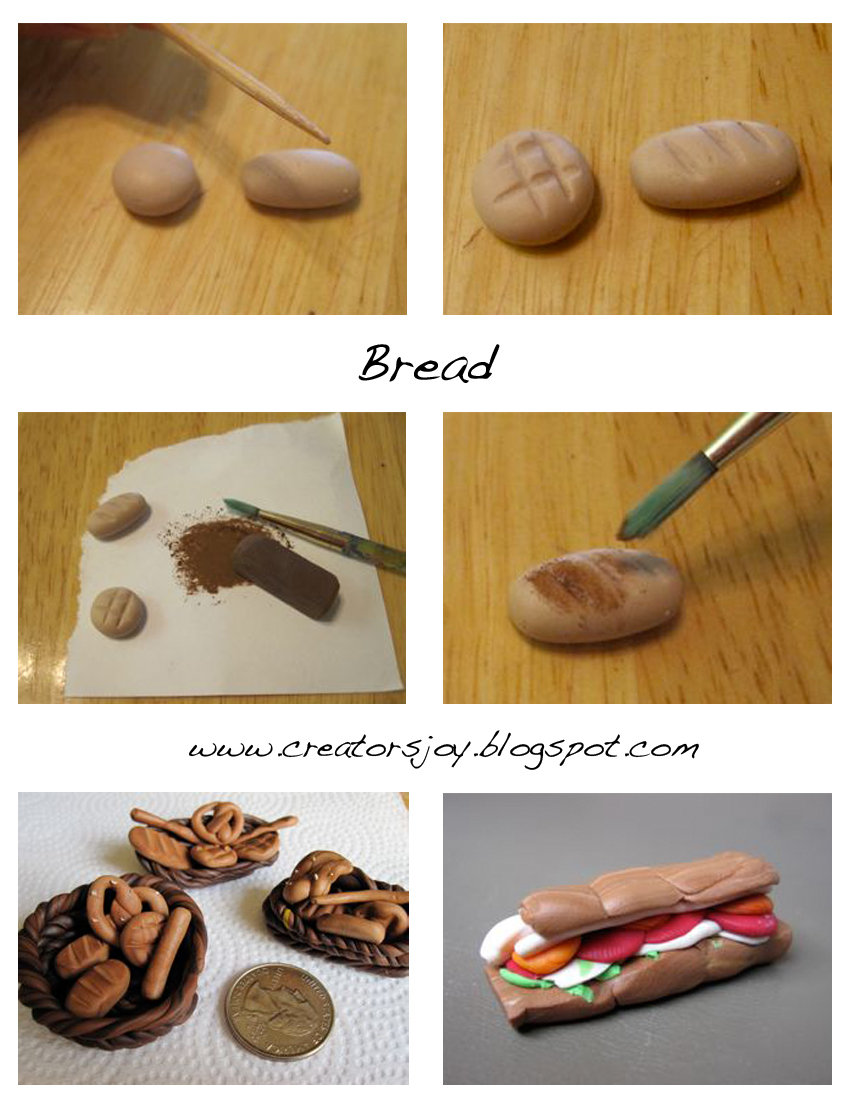 Creator's Joy Dollhouse Miniature bread tutorial