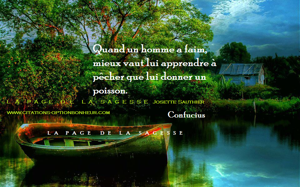 La Page De La Sagesse Citation De Confucius Sur L Autonomie