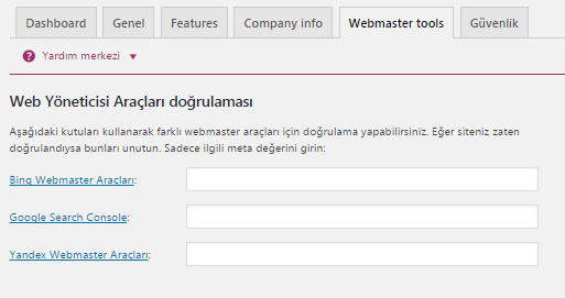 Yoast Seo WordPress Ayaları