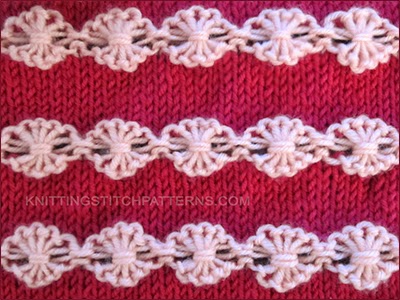 Detailed written instructions and video tutorial to help you learn how to knit the Flower in a Row