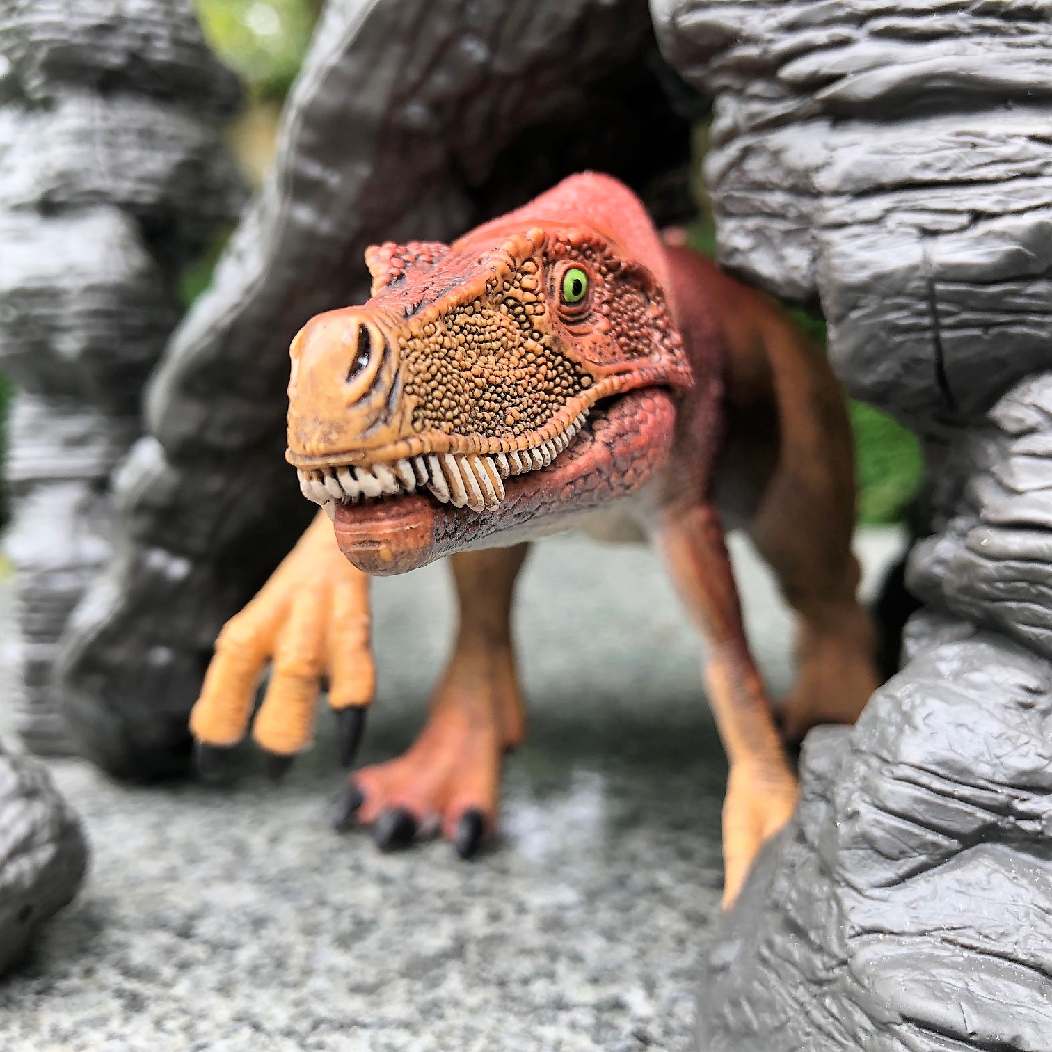 schleich dinosaur set with cave