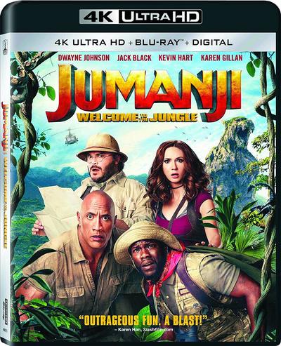 Jumanji: Welcome to the Jungle (2017) 2160p HDR BDRip Dual Latino-Inglés [Subt. Esp] (Aventuras. Fantástico)