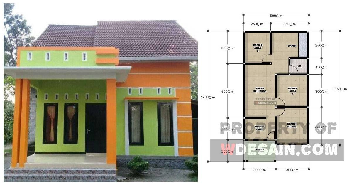 Rumah Minimalis 6x12 Tampak Depan  DESAIN RUMAH MINIMALIS