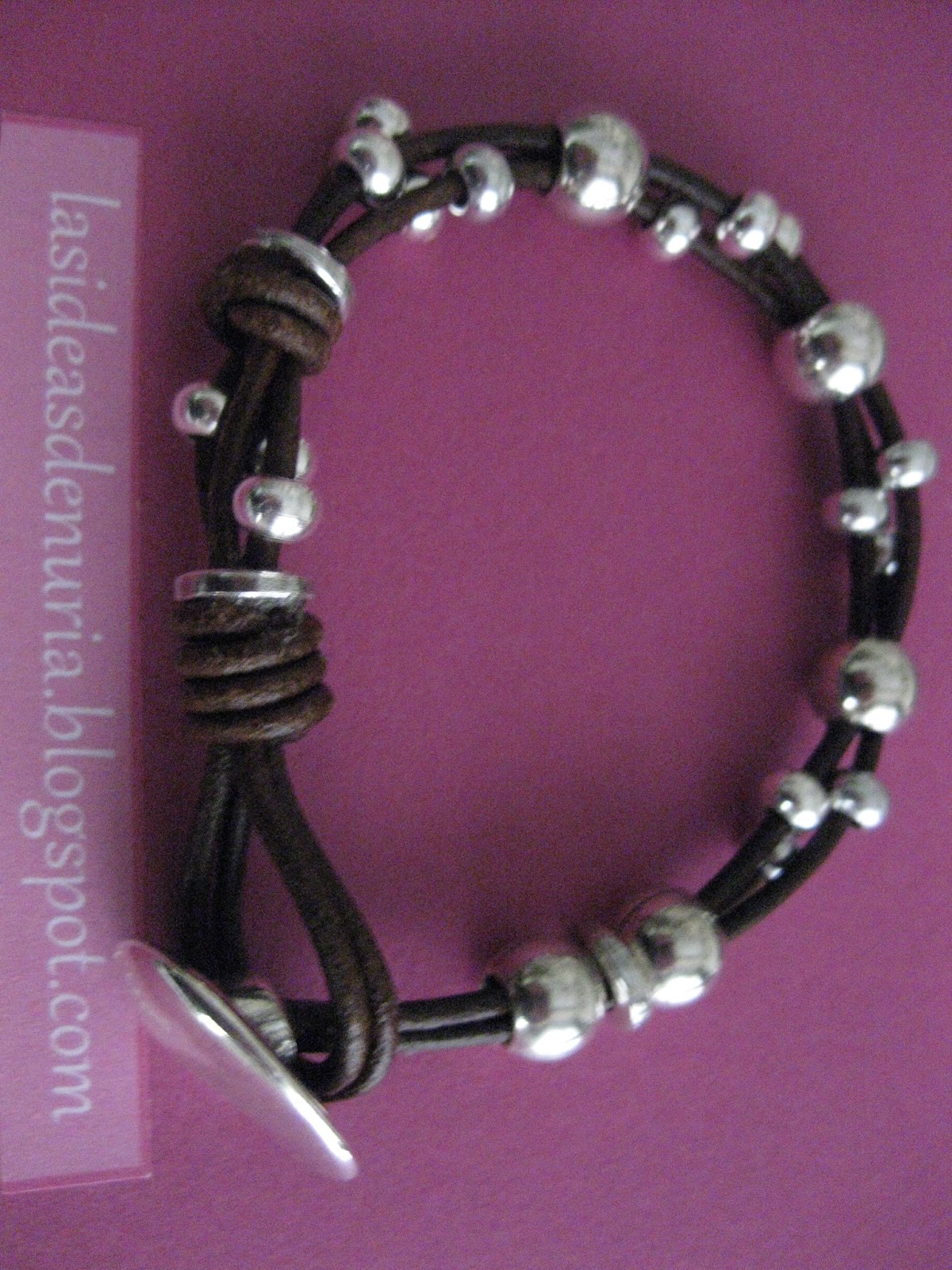 LAS IDEAS DE NURIA Pulsera Cuerobolas 