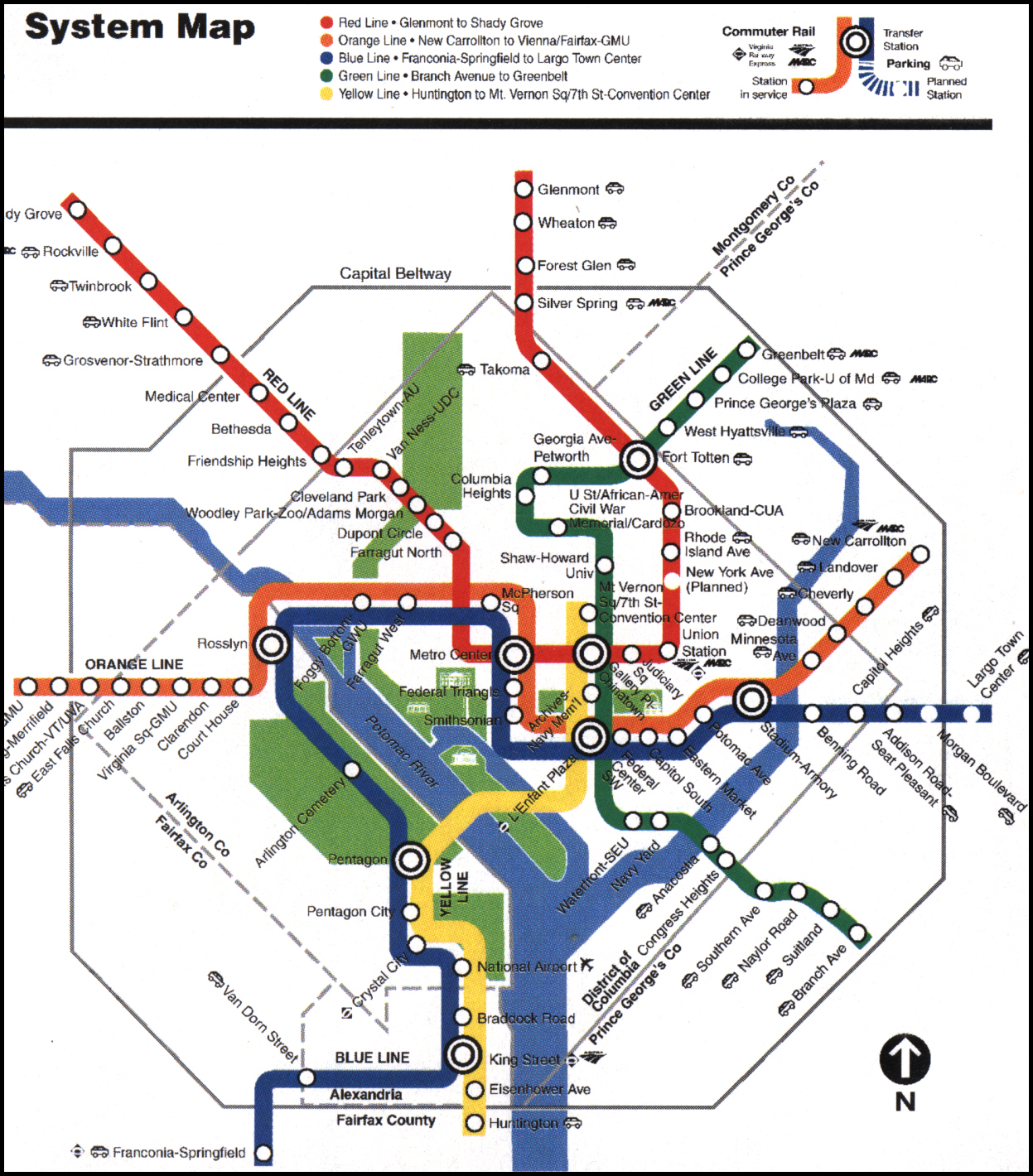 De sedentario a nómada Viajando en el spacio metro de Washington DC