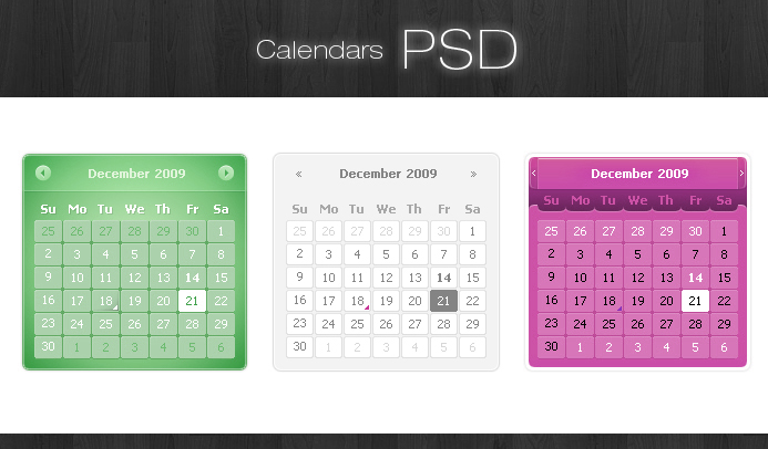 Psd Files Free Download: Calendars, calendars psd, calendar psd