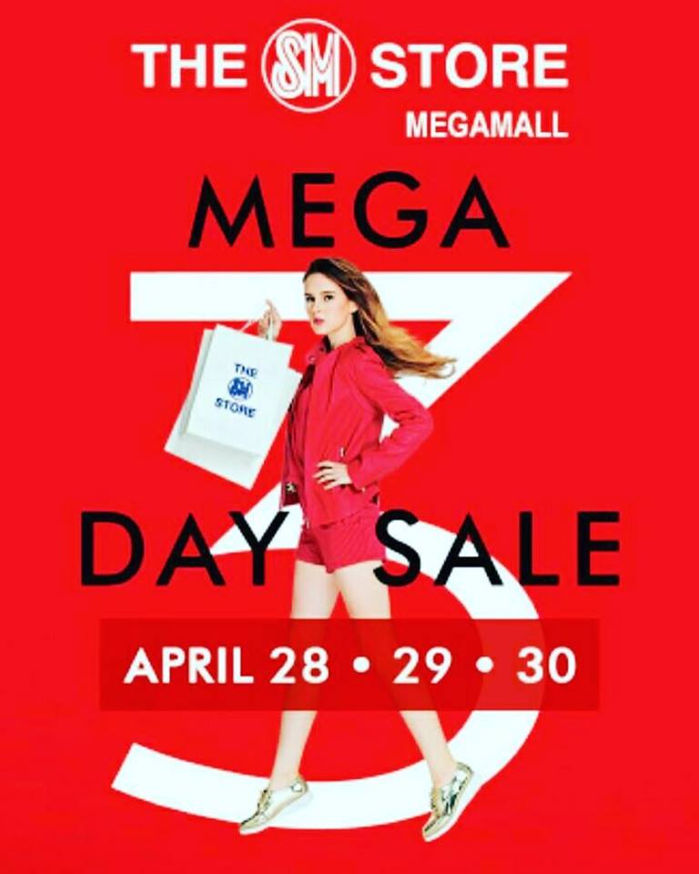 Manila Shopper: SM Megamall 3-Day + Labor Day SALE 2017