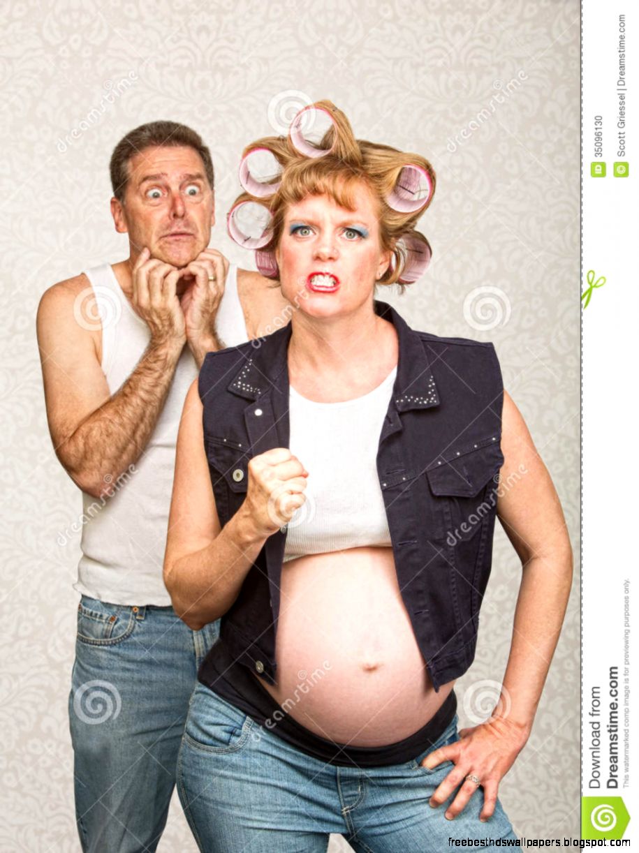 Headstrong Wife With Scared Man Stock Photo   Image 35096130