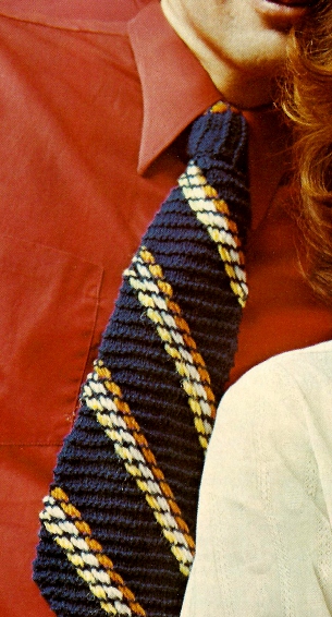 The Vintage Pattern Files: 1960's Knitting - Men's Knit Tie