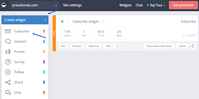 Adding Pop Up Widgets to Blogger step4 How to add email subscription form to blogger