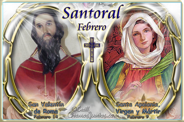 Vidas Santas Santoral de Febrero
