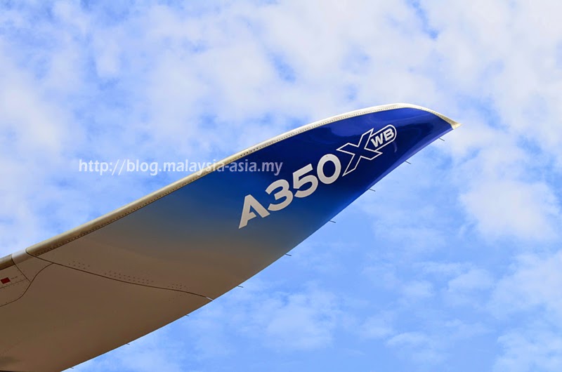 Airbus A350 XWB Plane Malaysia Wing of Airbus A350 XWB