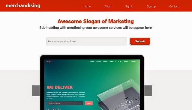 Merchandising - Responsive Html5 Business Template