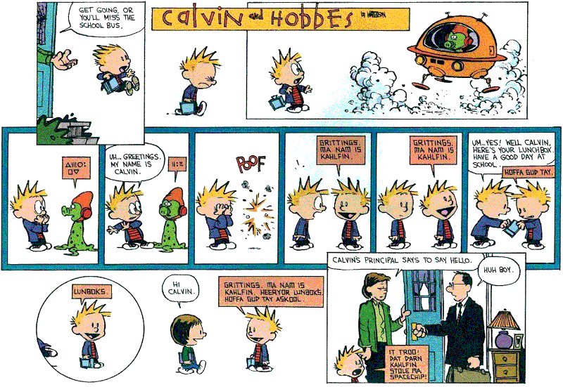 Completeist Calvin And Hobbes Of The Day May 2nd 2017