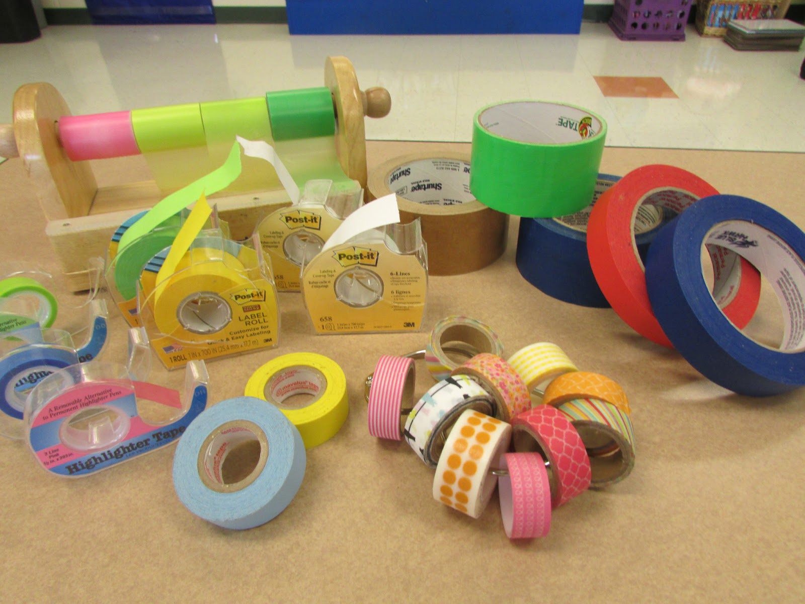 TAPE IN THE CLASSROOM Peace, Love, and First Grade