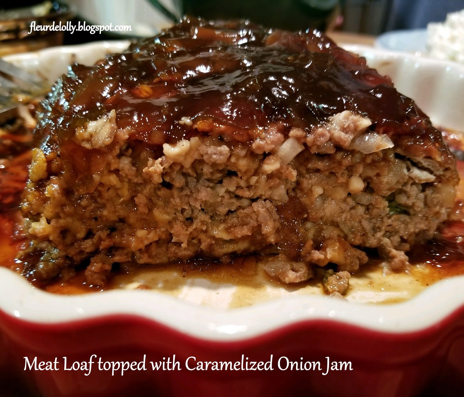 Fleur de Lolly Meatloaf with Caramelized Onion Jam
