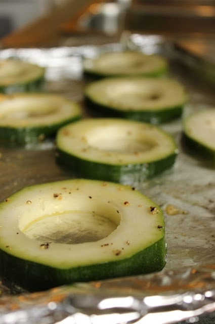 broiled zucchini rings