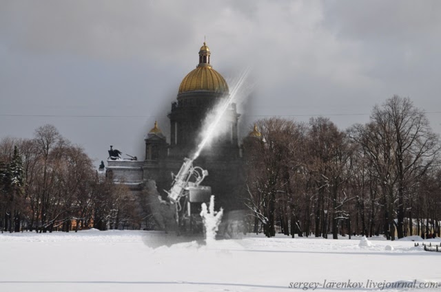 Leningrado, los mismos lugares ahora y la Segunda Guerra Mundial.