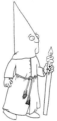 COLOREAR PENITENTE SEMANA SANTA