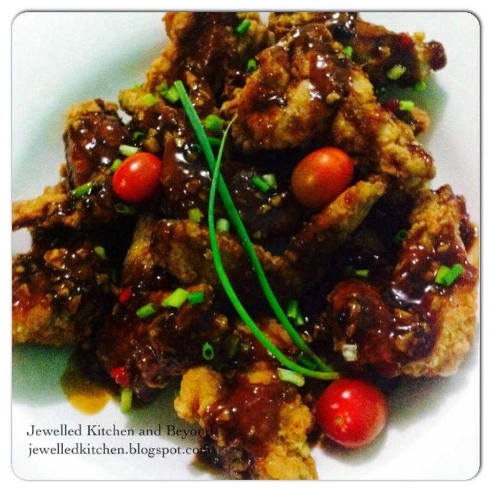 Spicy Garlic Ginger Chicken Wings