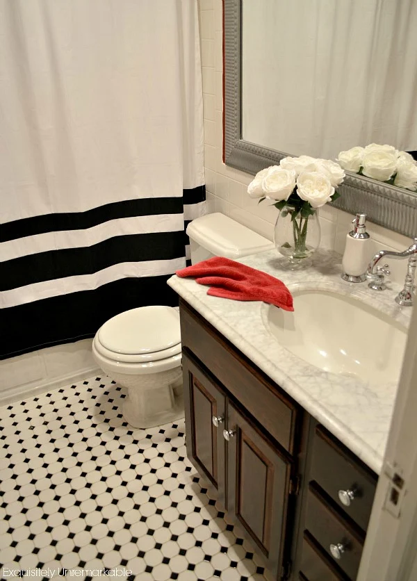 Black and White Bathroom