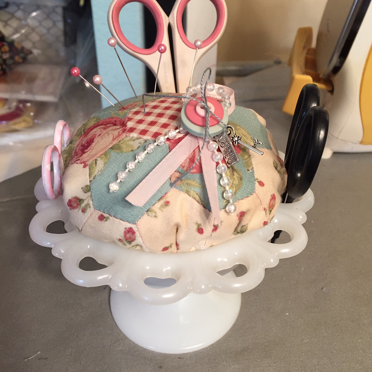 In a Cottage in the Woods Making A Vintage Pincushion