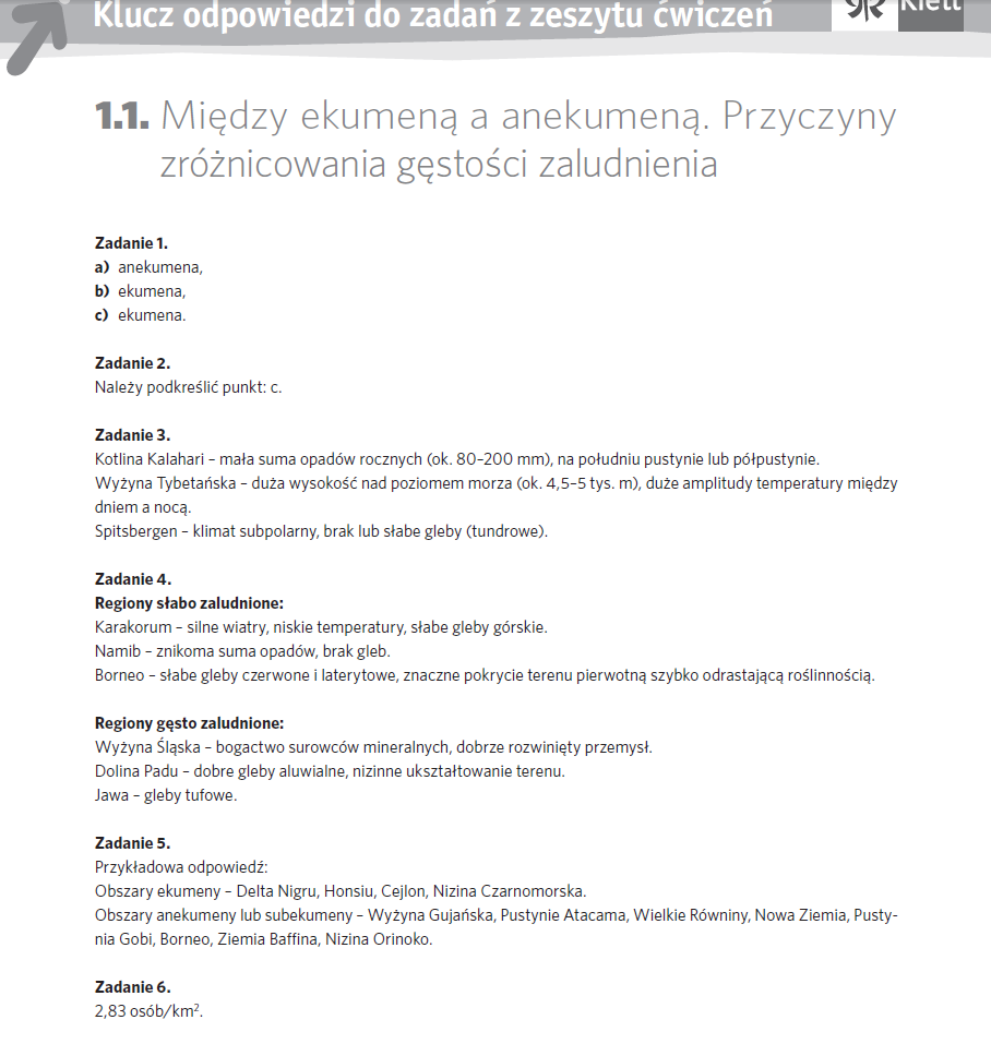 Geografia Xxi Wieku ćwiczenia Odpowiedzi Sprawdziany, ćwiczenia, odpowiedzi!: Geografia XXI wieku Klett