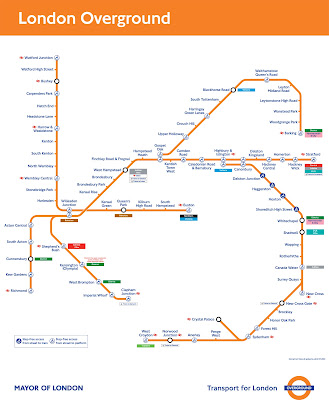 Overground Cory Da Blogger: London Travel Map