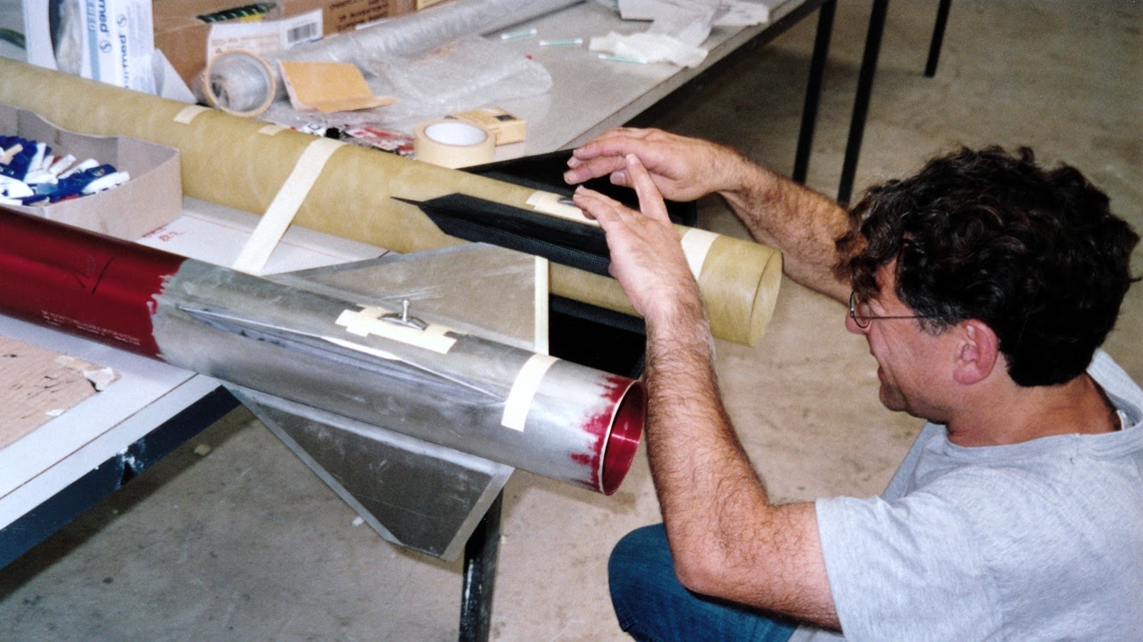 Vintage Rocketry Retrospection N Project 4" Glass Fibre/Carbon Fibre