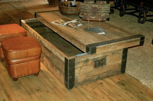 Particularly striking vintage tables!