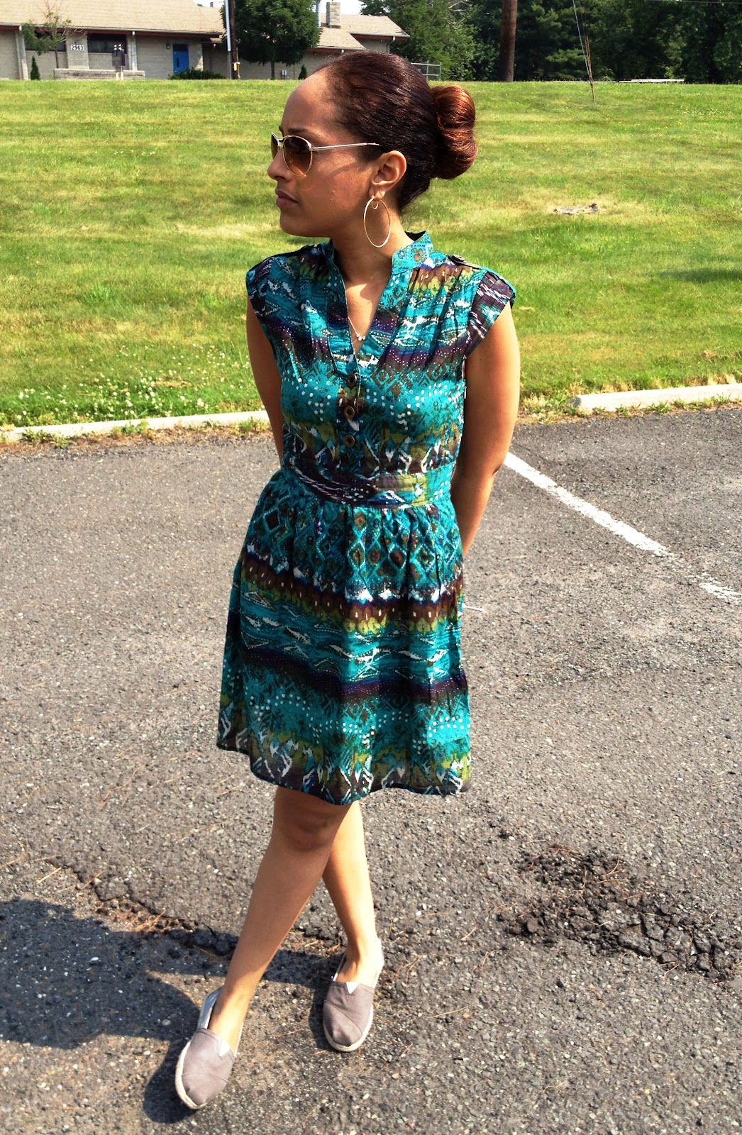 Melissa's Sweet Style TOMS wearing a dress?