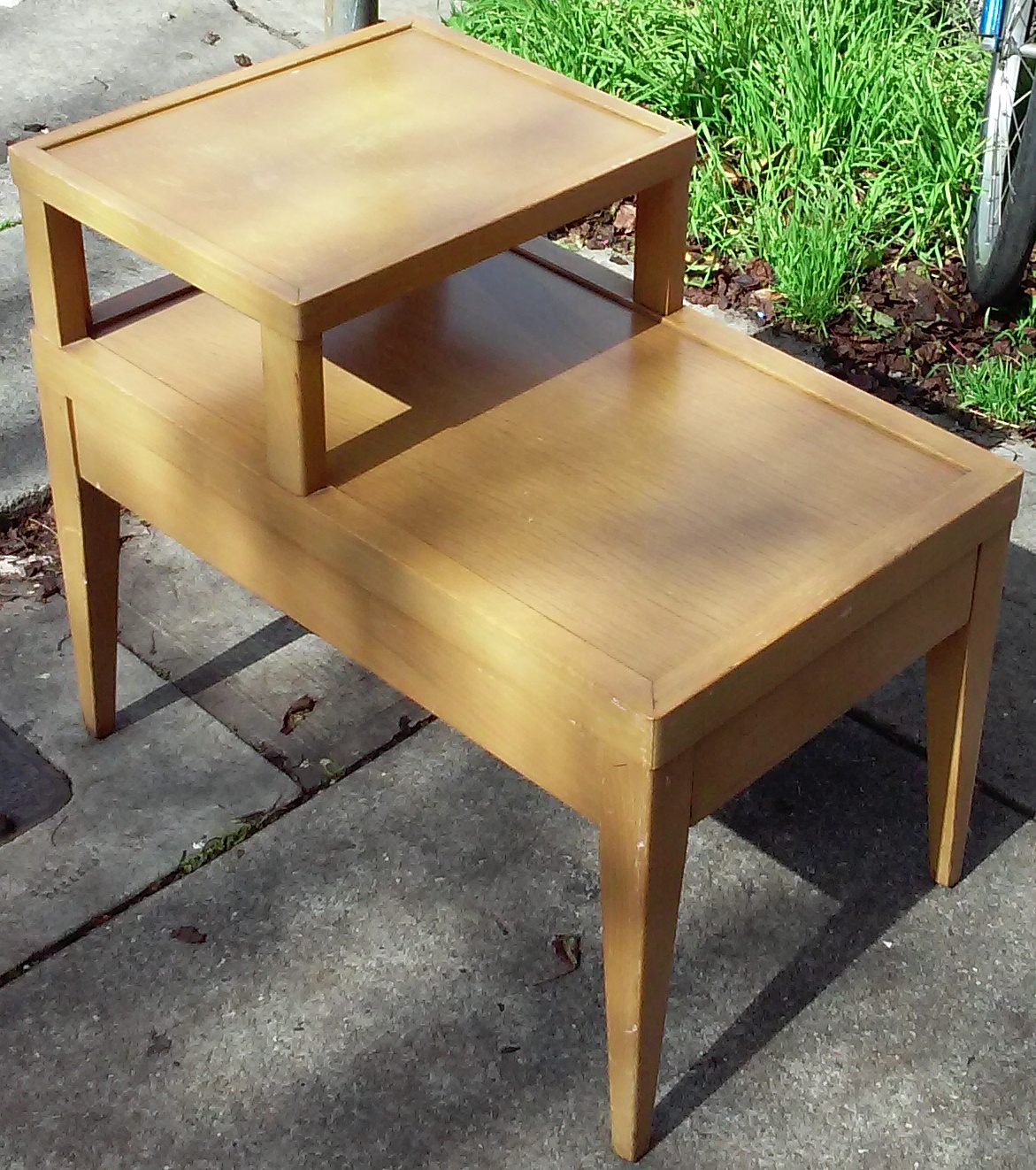 UHURU FURNITURE & COLLECTIBLES SOLD Limed Mahogany MidCentury Phone